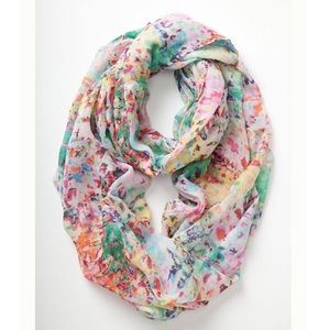 Anthro Blurred Watercolors Scarf